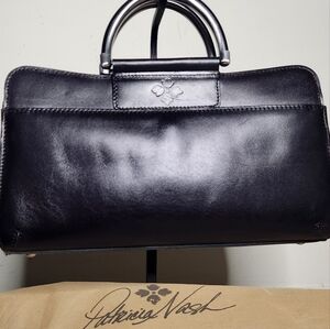 Patricia Nash Black Leather Bag